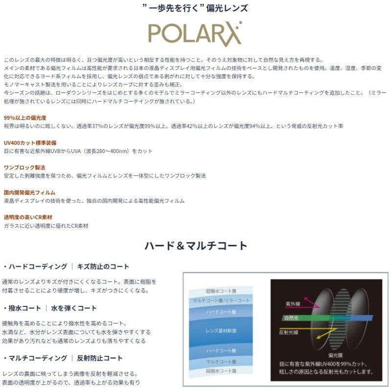 ペイサー POLARX Pacer Matte Black X-Light Green 37 Hard& Multi-Coat