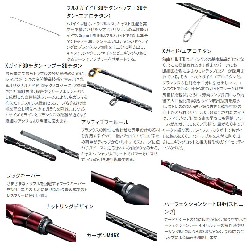 25 セフィアリミテッド S76ML+ – つり具のBunBun.com