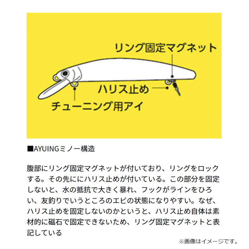 アユイングミノー 110SF メッキケイムラサイトスペシャル