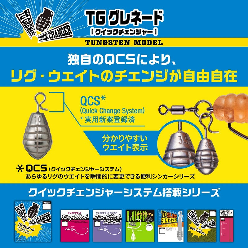 TGグレネードシンカー クイックチェンジャー