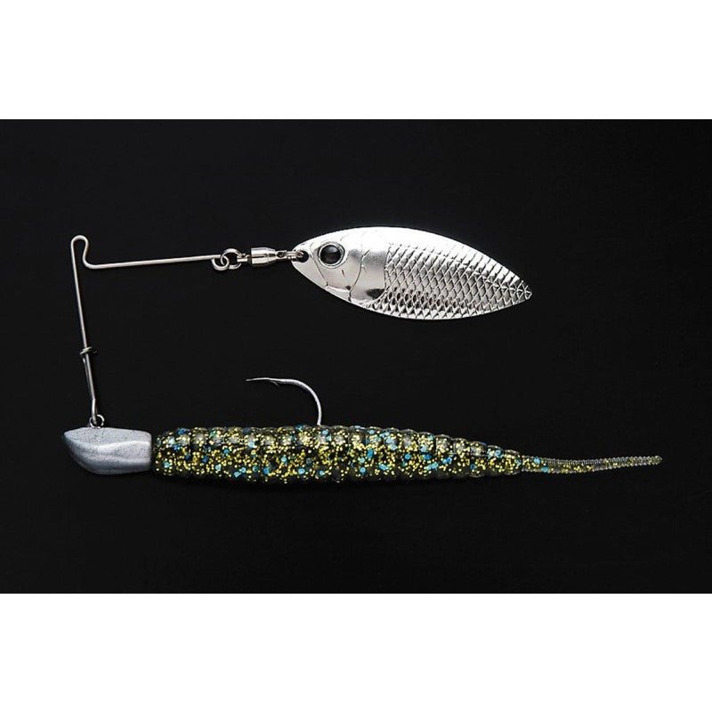 B CUSTOM ジグスピナーセット 3/8oz ウィローリーフ #4