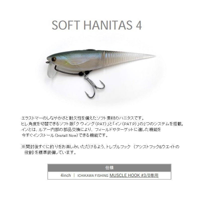 ハニタス　ソフトハニタス ソフトハニタス 4インチ プロブルーアユ – つり具のBunBun.com