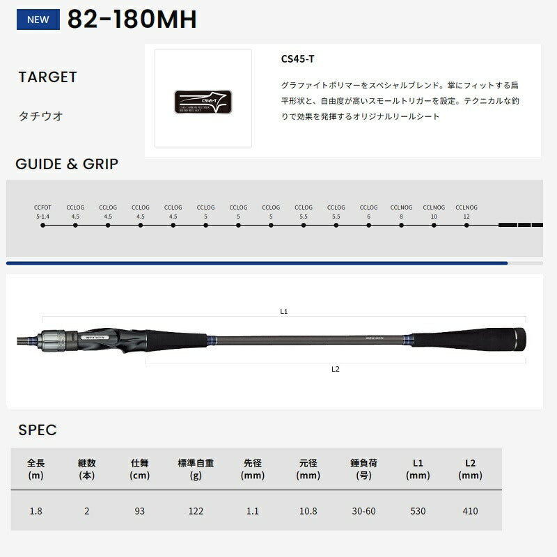 タチウオテンヤ FT 82-180MH