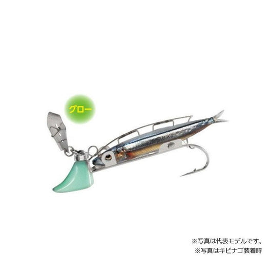OO-305K 太刀魚ゲッター　時短テンヤびりびり　5号/19g ナチュラルグロー　01T