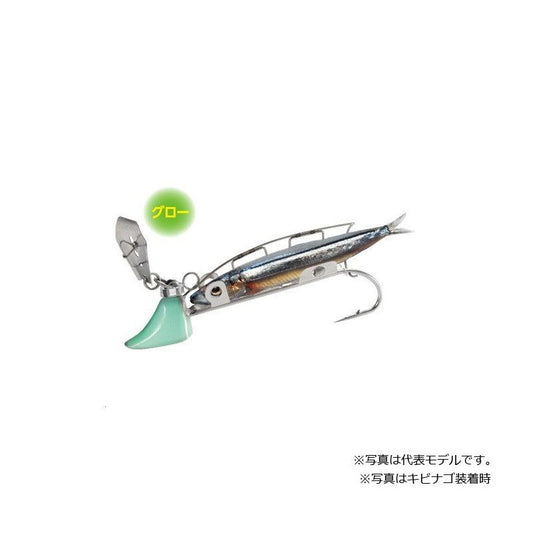 OO-304K 太刀魚ゲッター　時短テンヤびりびり　4号/15g ナチュラルグロー　01T