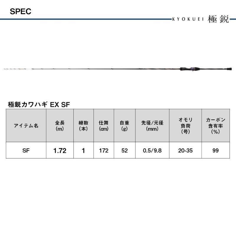 極鋭カワハギEX SF 【大型商品】