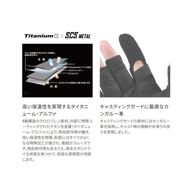 GL-057Y 05 タイタニューム・アルファ キャスティンググローブ
