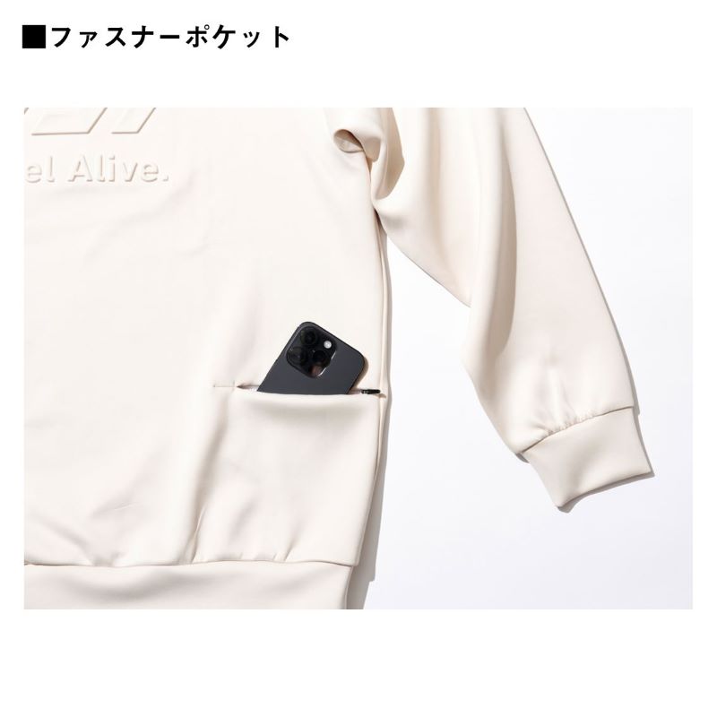 DE-8725 ダンロテック スウェットモックネック