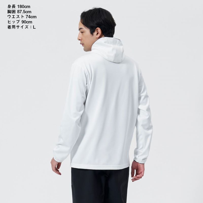 DE-9225 ストレッチシャツ フーディー