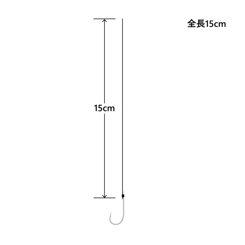 技巧 喰わせふぐ 糸付替え鈎 15本