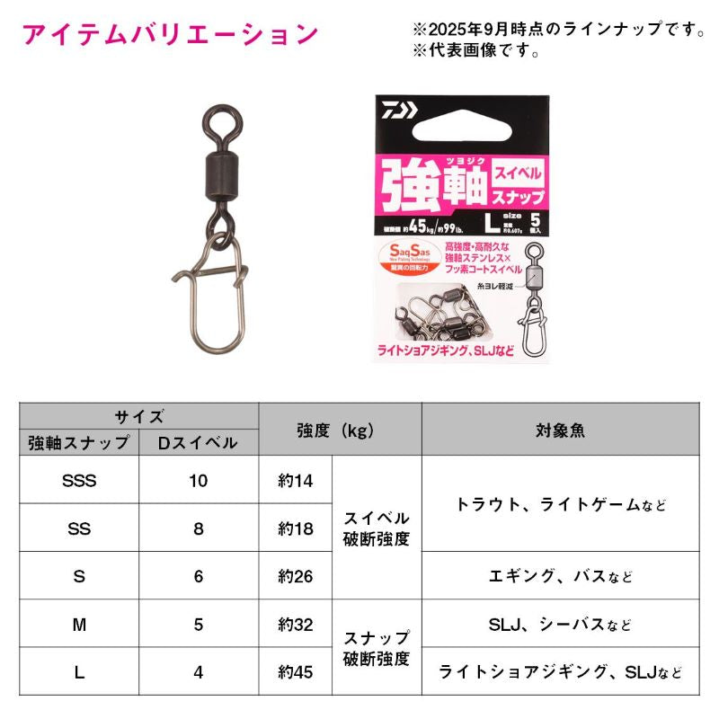 強軸スナップ スイベルSS