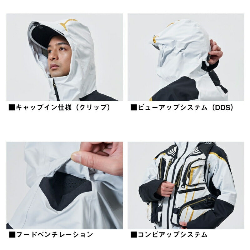 1022kougyou専用 ゴアテックスプロ レインスーツ DR-1023T ダイワ DR-1023T トーナメント ゴアテックスプロ コンビアップレイン