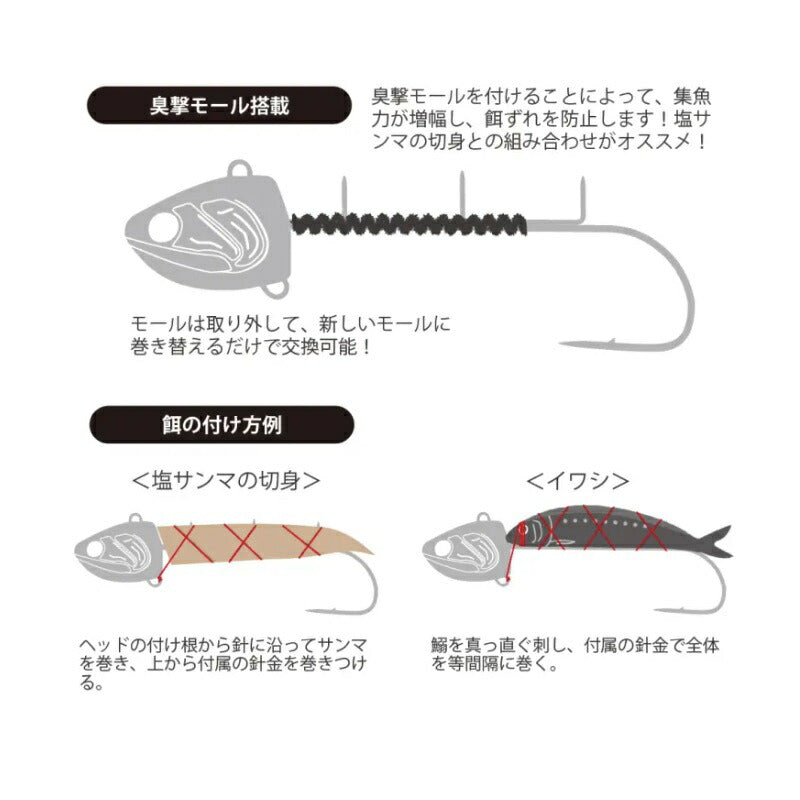 タチレンジャー シングルフック 40号