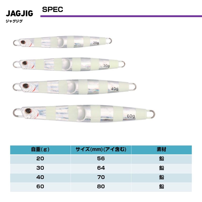 ジャグジグ 20g