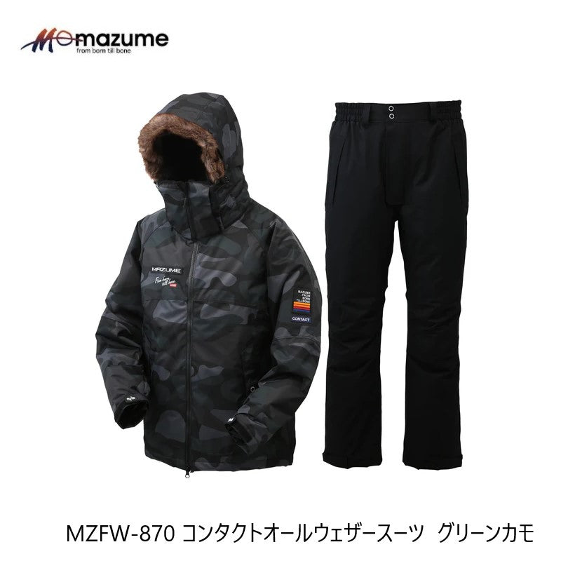 【一部商品在庫限り特価】MZFW-870 mazume コンタクトオールウェザースーツ