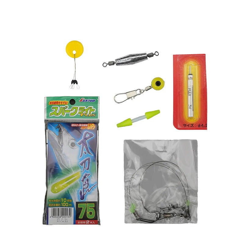 太刀魚仕掛けセット 緑色発光