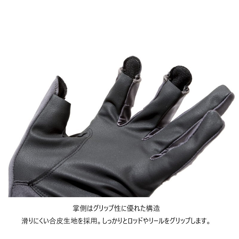 GL-A001 バーサタイルグローブ 3本指 S グレー