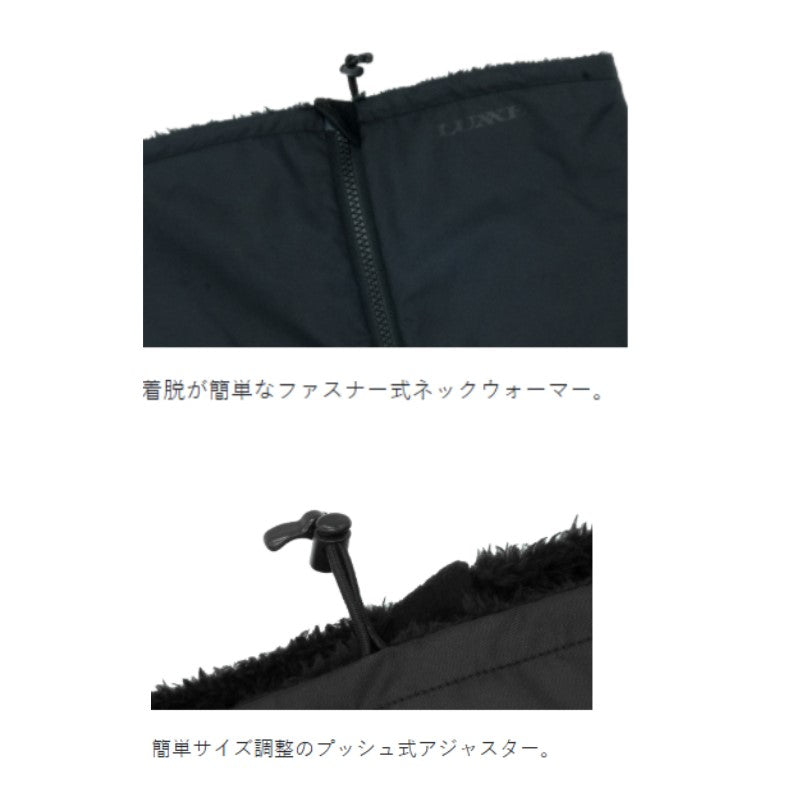 LE4017 スライドネックウォーマー ブラック フリー
