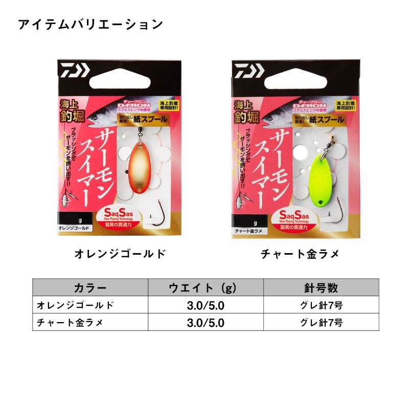 海上釣堀サーモンスイマーSS 3.0g