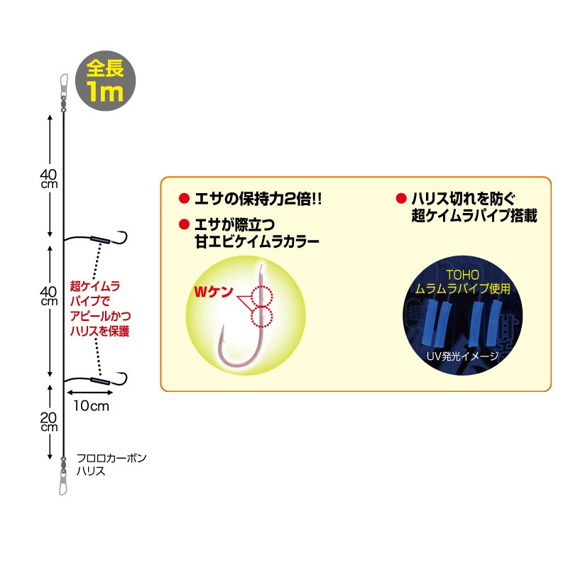 ムラムラふぐ喰わせ胴突2本 12号