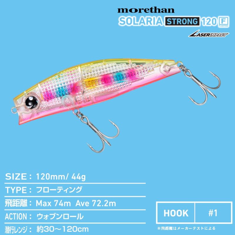 モアザン ソラリアストロング 120F レーザーインパクト