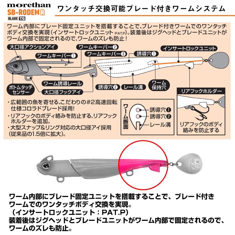 モアザン シーバスロデムRブレード TG 30g