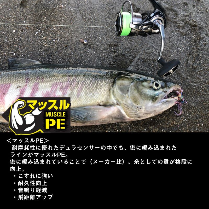UVF PEデュラセンサーX8+Si2 2400m 5カラー