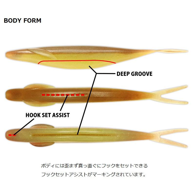 サカマタシャッド 4.5インチ – つり具のBunBun.com