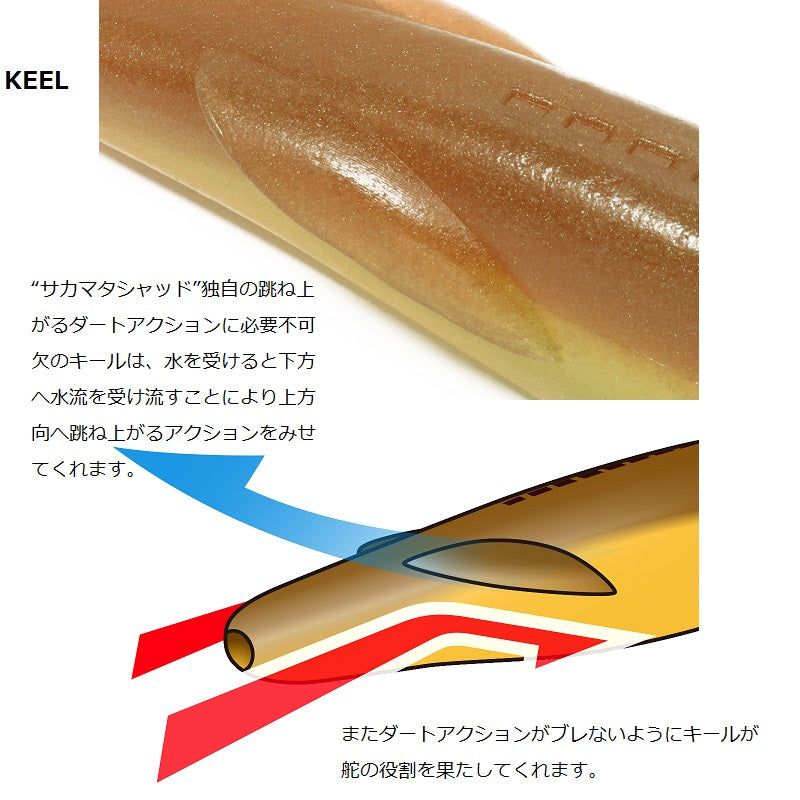 サカマタシャッド 4.5インチ