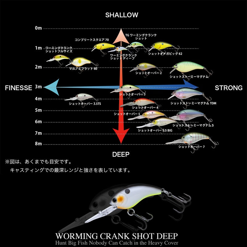 ワーミングクランクショット ディープ – つり具のBunBun.com