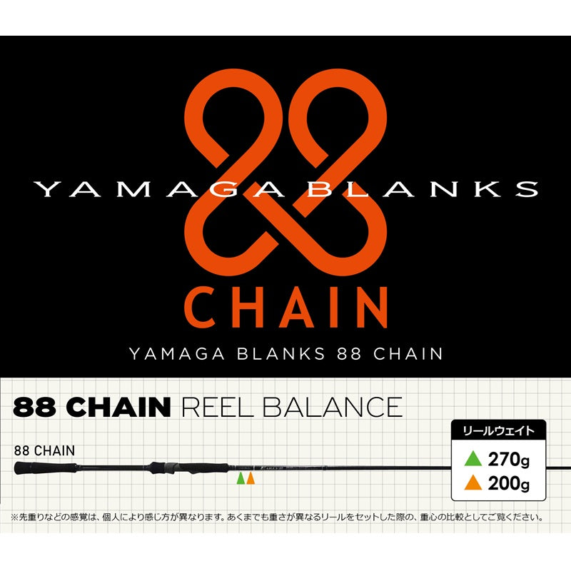 YAMAGA Blanks 88 CHAIN ヤマガブランクス88チェイン – つり具のBunBun.com