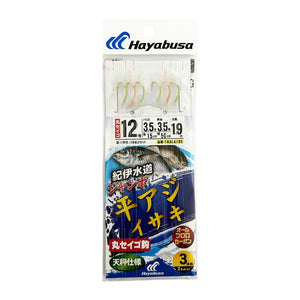 紀伊水道ジャンボ平アジ・イサキ 3本鈎2セット 12号 – つり具のBunBun.com