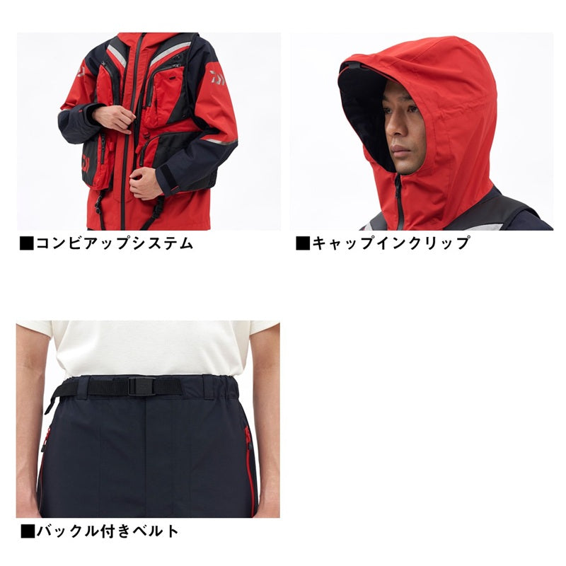 DR-3126 レインマックス コンビアップレインスーツ