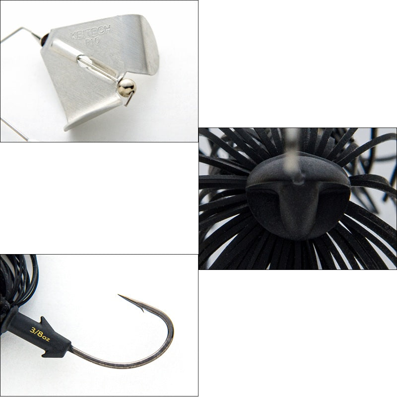 TEEボーンバズベイト ブラックペラ 3/8oz 001 ブラック