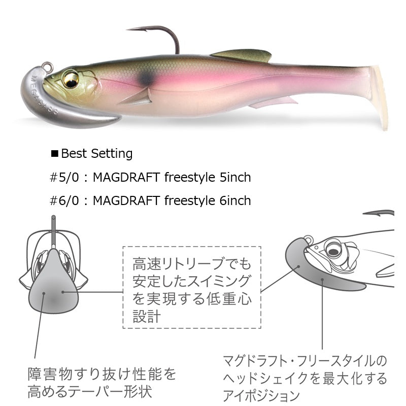 マグドラフトヘッド #5/0 – つり具のBunBun.com