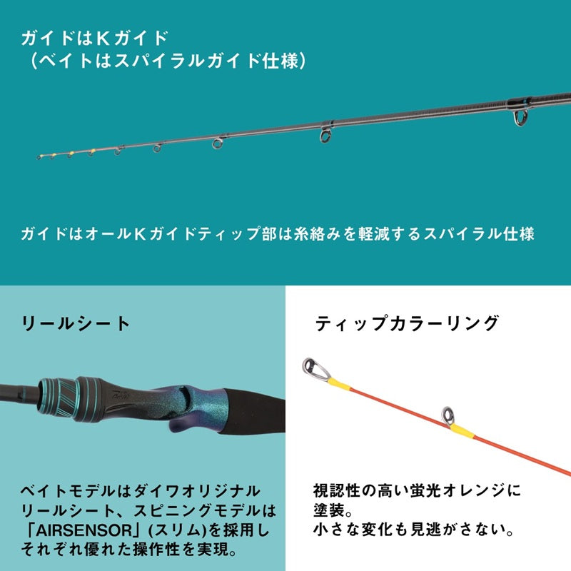 26 エメラルダスX イカメタル 65ULB-S・J – つり具のBunBun.com