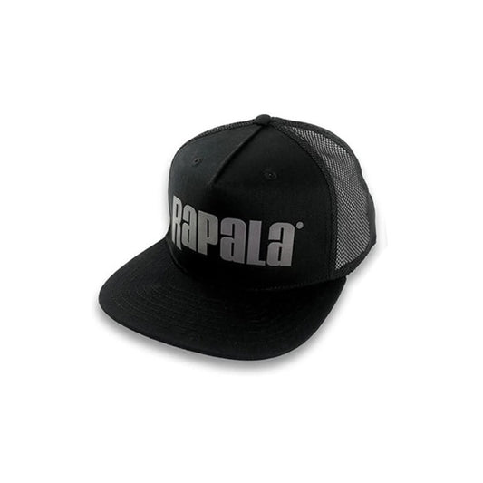 Rapalaフラットブリムキャップ ブラックオーロラ