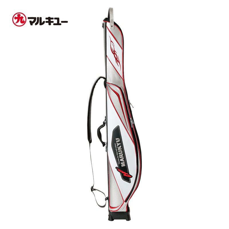 TR-01 パワーロッドケース ホワイト/レッド 【大型商品】