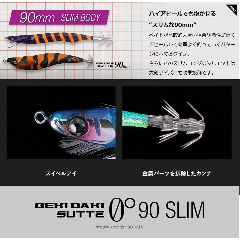 ゲキダキスッテ 0° 90 スリム