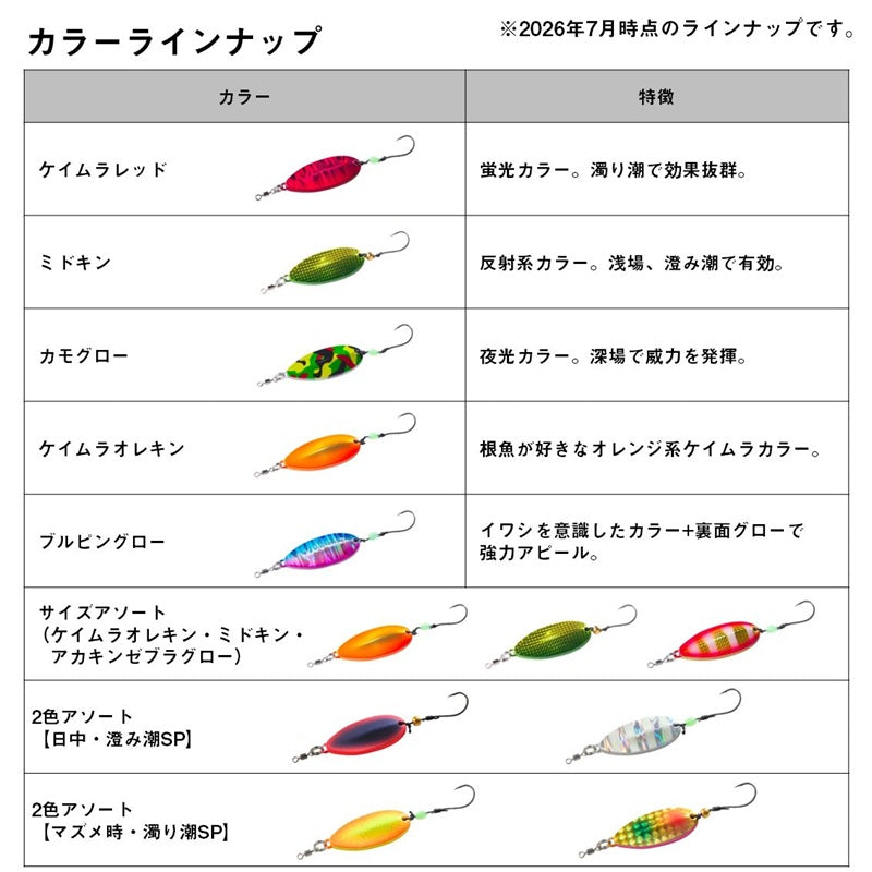 波止リグ ブラクリスイマーSS 厳選2色アソート マズメ時・濁り潮SP