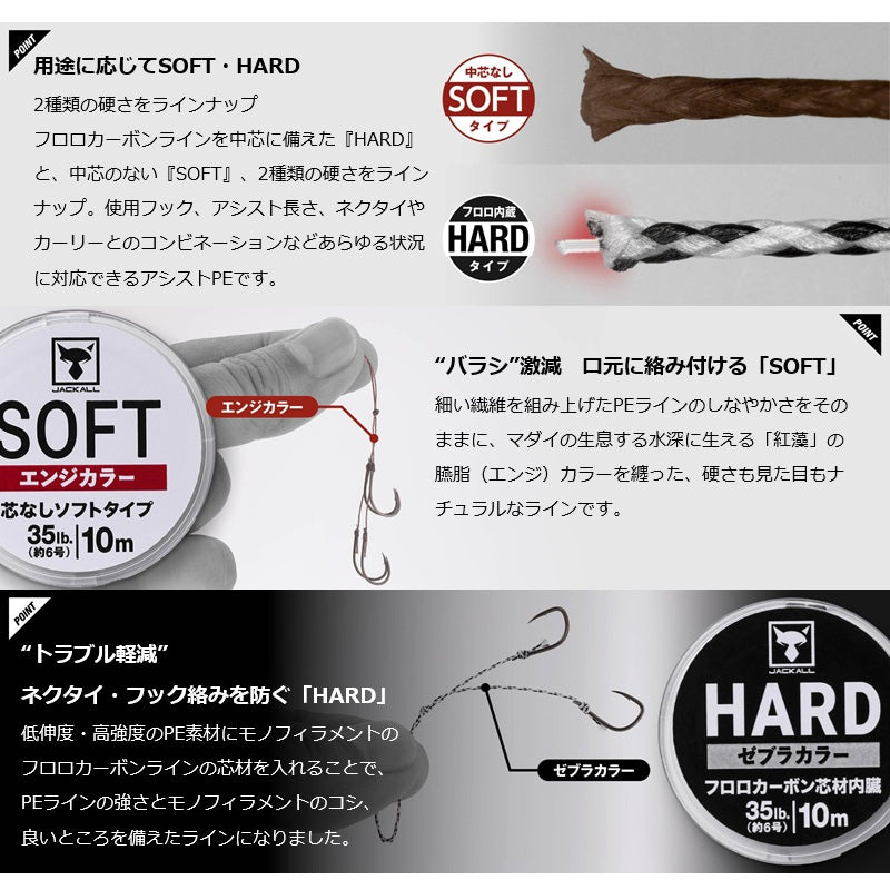 ビンビンアシストPE SOFT エンジカラー