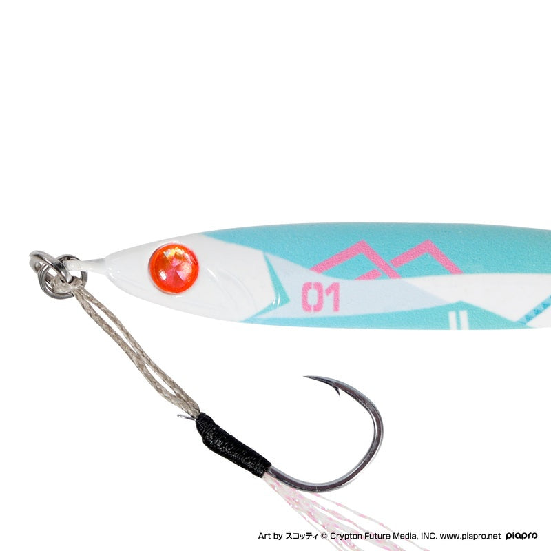 初音ミクxDRESS 初音ミクのメタルジグ Rサーディンコラボモデル 30g+40gセット