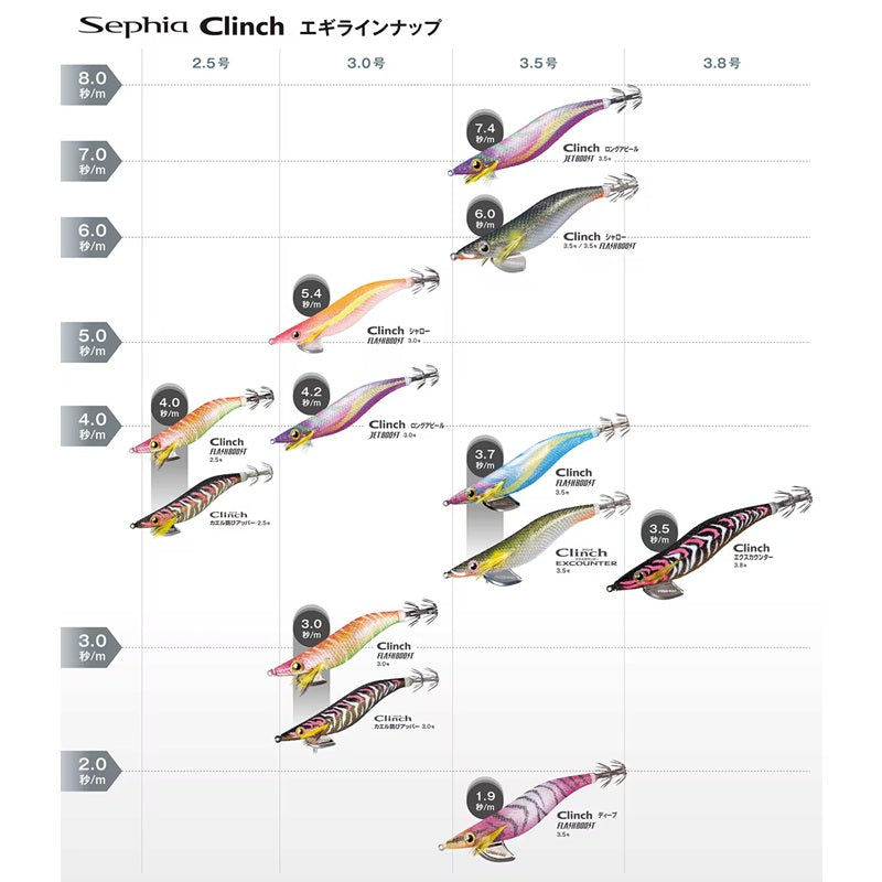 QE-C25Z セフィア クリンチ カエル跳びアッパー 2.5号